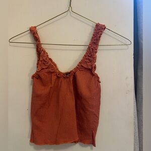 Out From Under Ruffle Sleeved tank top